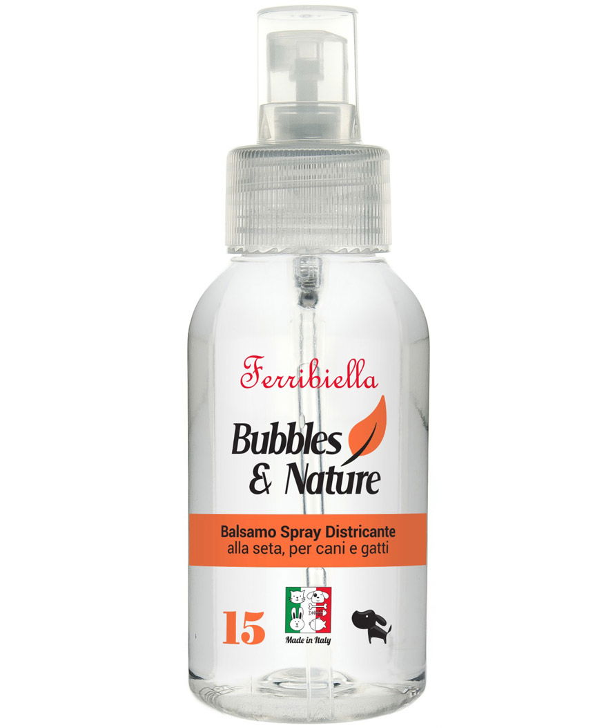 Balsamo spray districante con proteine della seta per cani e gatti 100 ml
