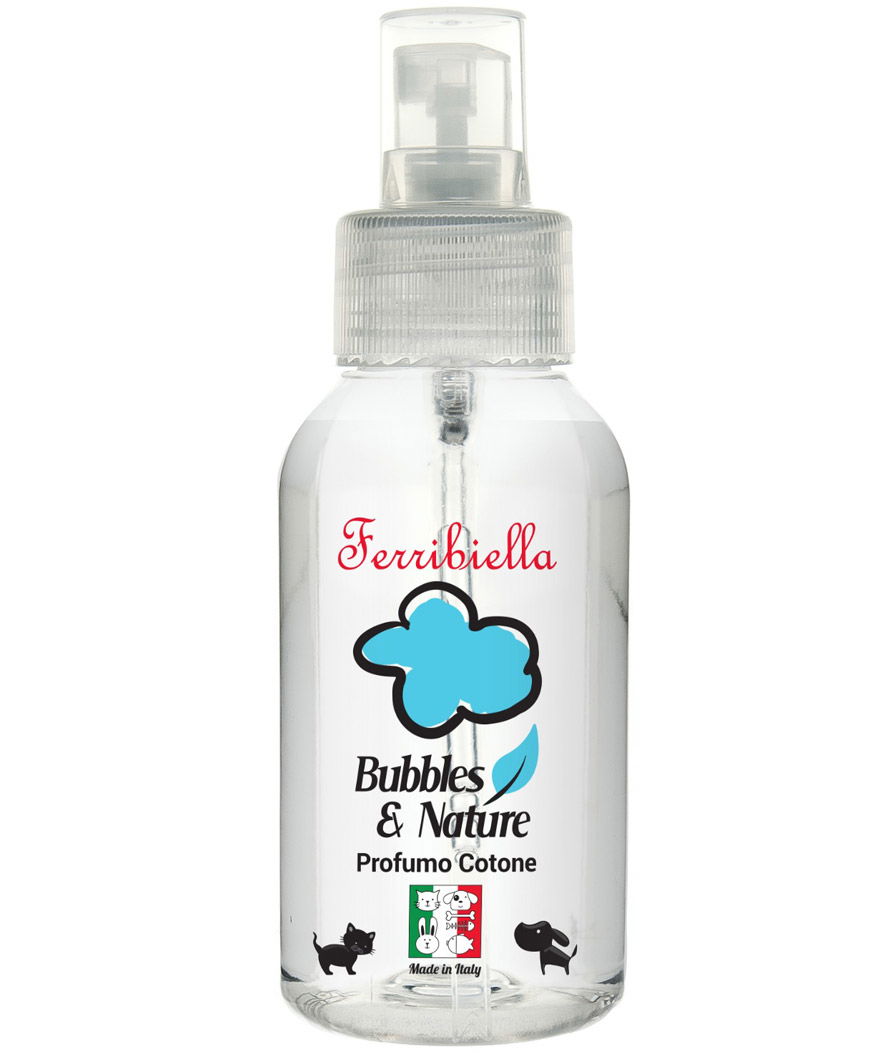 Profumo Cotone fresco e pulito per cani e gatti 100 ml