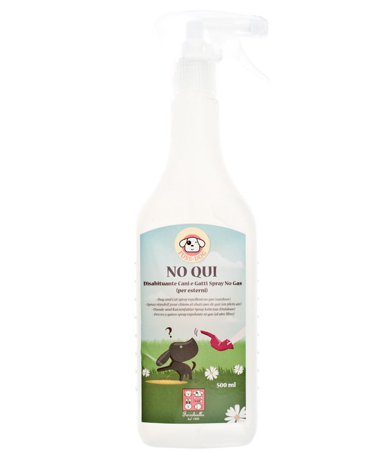 Disabituante spray No Qui per esterni per cani e gatti 750 ml