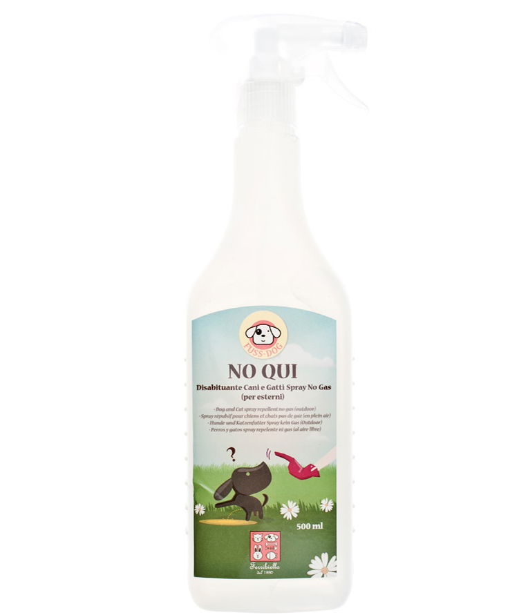 Disabituante spray No Qui per esterni per cani e gatti 750 ml