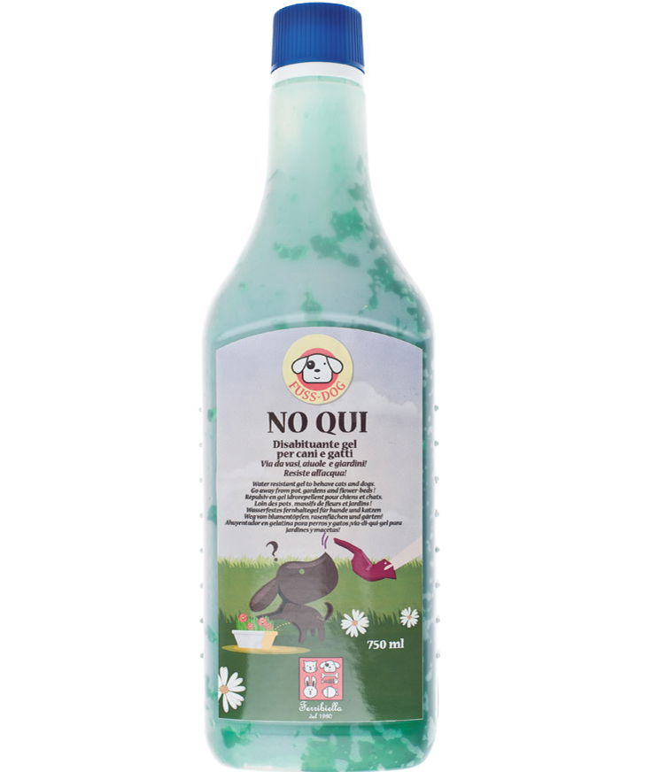 Disabituante in gel No Qui per esterni per cani e gatti 750 ml