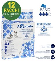Tappetini igienici per cani Asssorbello Basic 60x60 cm