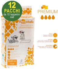 Tappetini igienici per cani Asssorbello Premium 60x60 cm