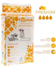 Tappetini igienici per cani Asssorbello Premium 60x90 cm