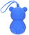 Dispenser portasacchetti per cani modello Teddy colore blu set 3 pezzi