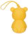 Dispenser portasacchetti per cani modello Teddy colore giallo set 3 pezzi