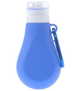 Bottiglia lava pipì per cani modello Nettuno colore blu set 3 pezzi