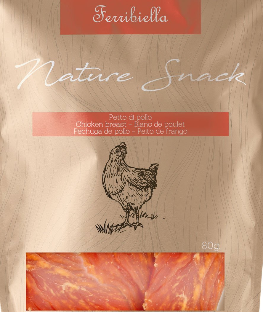 Nature Snack petto di pollo per cani 10 buste da 80 g cad - foto 1