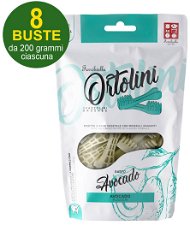 Ortolini snack barrette per cani gusto avocado misura Small 8 buste da 200 g cad