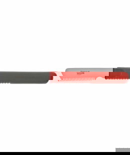 Coltello stripping con dentatura larga in acciaio inox ed impugnatura ambidestra
