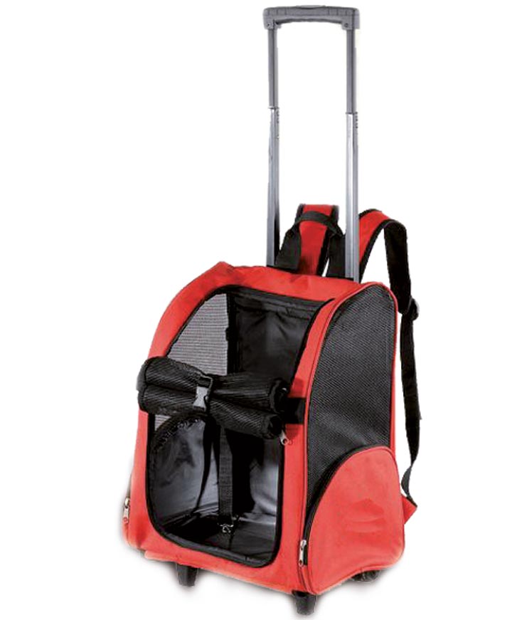 Trolley con pratiche spalline modello Fuss-Travel per cani e gatti