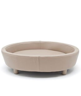 Divanetto in PU e legno modello Boule Maison per cani e gatti