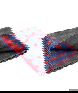 Copertina natalizia Tartan in poliestere per cani e gatti
