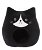 Cuccia igloo modello Gatto nero Halloween per cani e gatti