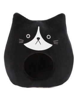 Cuccia igloo modello Gatto nero per cani e gatti