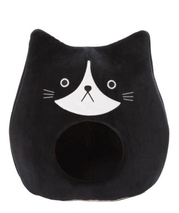 Cuccia igloo modello Gatto nero Halloween per cani e gatti