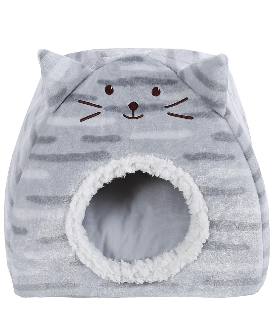 Igloo morbido e soffice modello White cat per gatti e cani