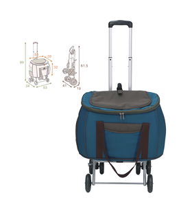 Trolley passeggino per cani e gatti modello Travel Cart