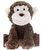 Peluche Scimmietta Ferribiella con squeaker e crackle per cani - foto 1