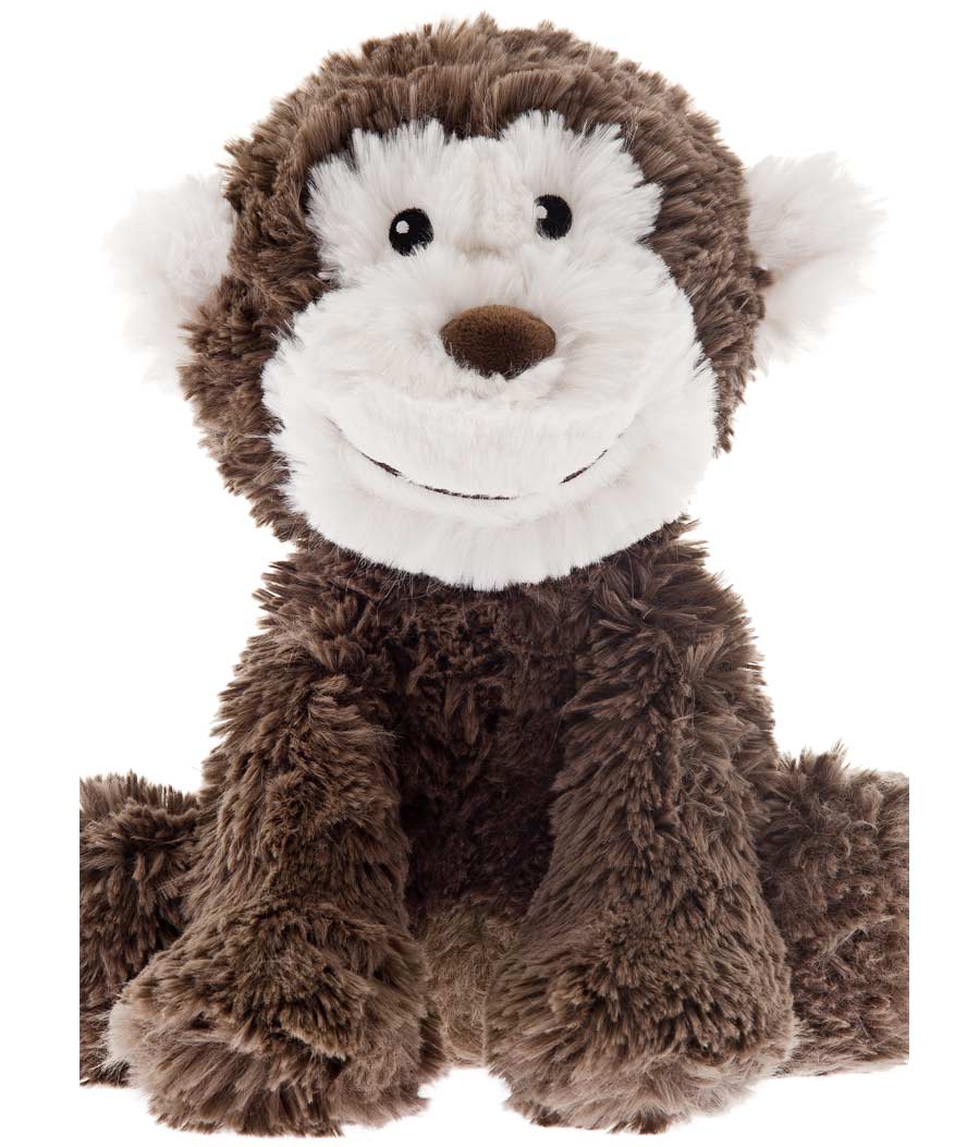 Peluche Scimmietta Ferribiella con squeaker e crackle per cani - foto 1