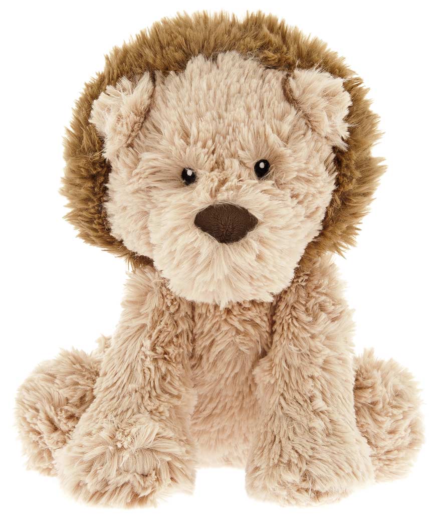 Peluche Leoncino Ferribiella con squeaker e crackle per cani