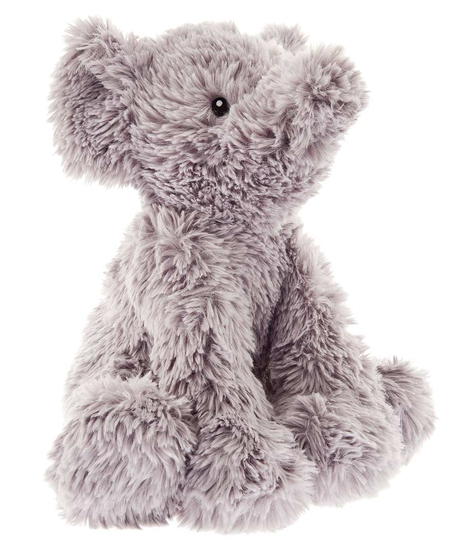 Peluche Elefantino Ferribiella con squeaker e crackle per cani