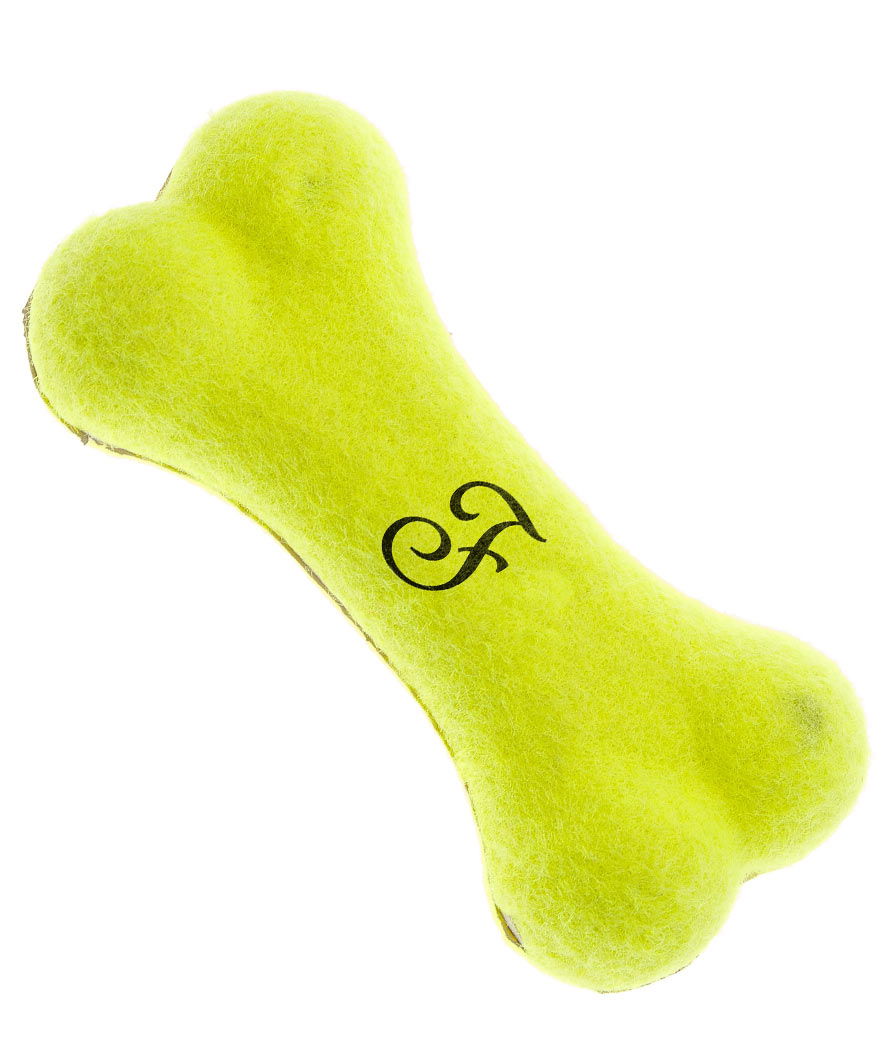 Gioco Osso tennis galleggiante con squeaker in nylon Fuxtreme per cani