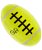 Gioco palla rugby tennis in nylon galleggiante Fuxtreme con squeaker per cani