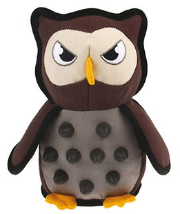 Peluche Gufetto Spiky per cani con punte in TPR linea Fuxtreme