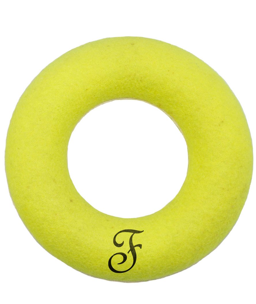 Gioco galleggiante ciambella tennis Fuxtreme in nylon con squeaker per cani