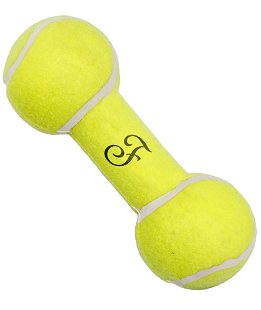 Gioco Riportino Tennis per cani con suono linea Fuxtreme