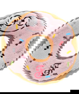 Gioco sonoro per cani modello Fluffy Ciambella set 3 pezzi