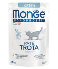Monge Monoprotein Kitten patè trota 85 g