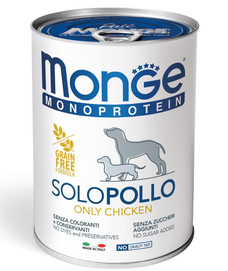 Monge Monoproteico Solo Pollo 400 g per cani