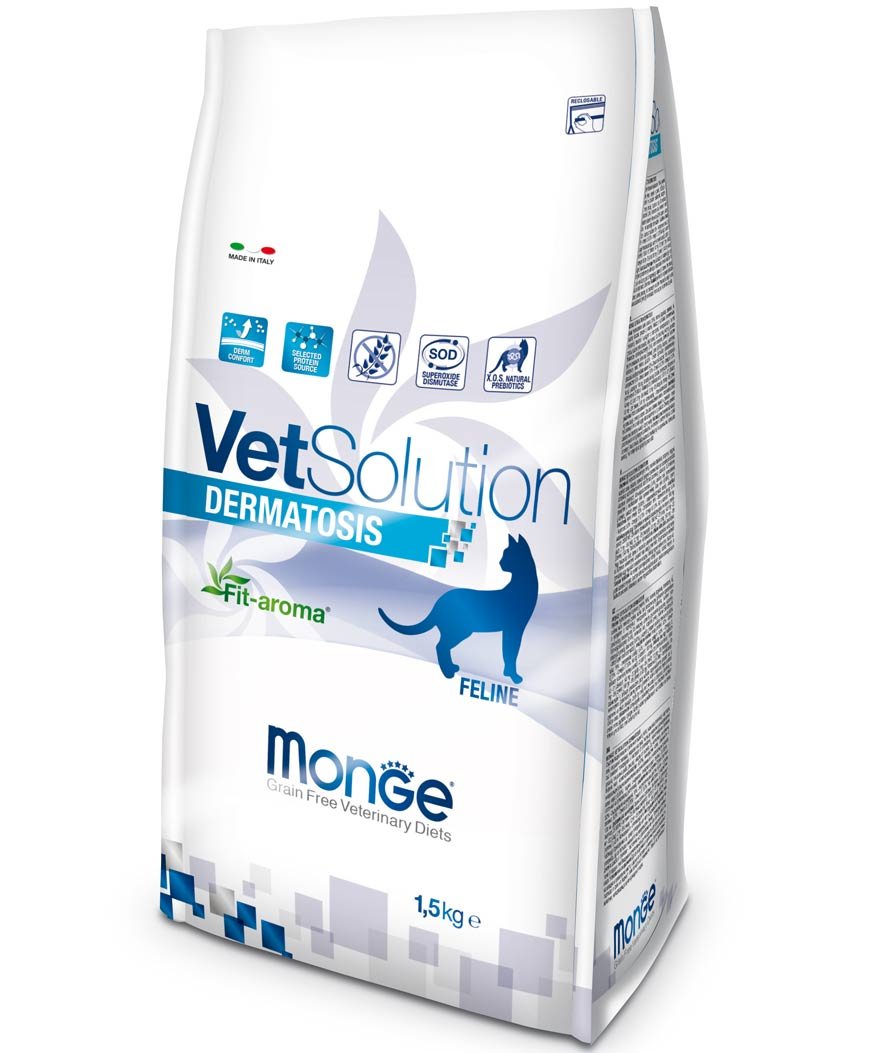 Monge Vetsolution Feline Dermatosis 1,5kg per gatti - foto 2