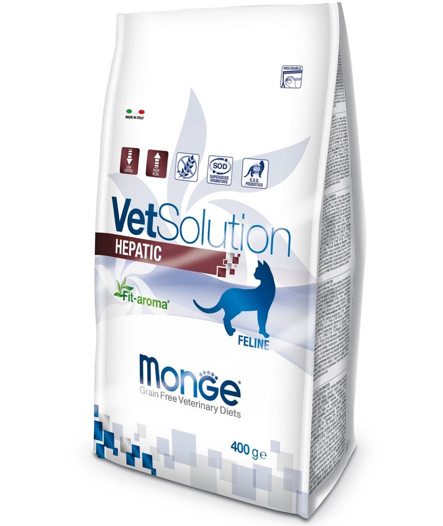 PROMOZIONE Monge Vetsolution Feline Hepatic 1,5kg per gatti - foto 1