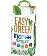 Easy Green lettiera vegetale alto assorbimento, antiodore, smaltibile nel WC per 3 mesi di utilizzo