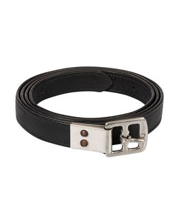 Staffili cuoio capsula inox 145cm