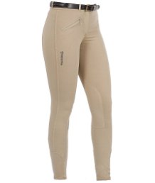 Pantalone da donna per equitazione SELENE aderente a vita bassa taglio anatomico in cotone elasticizzato