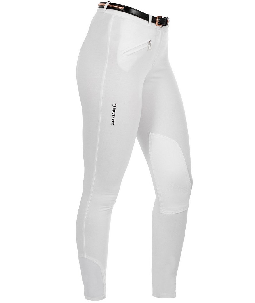 Pantalone da donna per equitazione SELENE aderente a vita bassa taglio anatomico in cotone leggero elasticizzato - foto 11