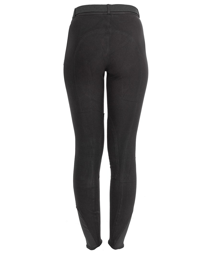 Pantalone da donna per equitazione SELENE aderente a vita bassa taglio anatomico in cotone leggero elasticizzato - foto 15