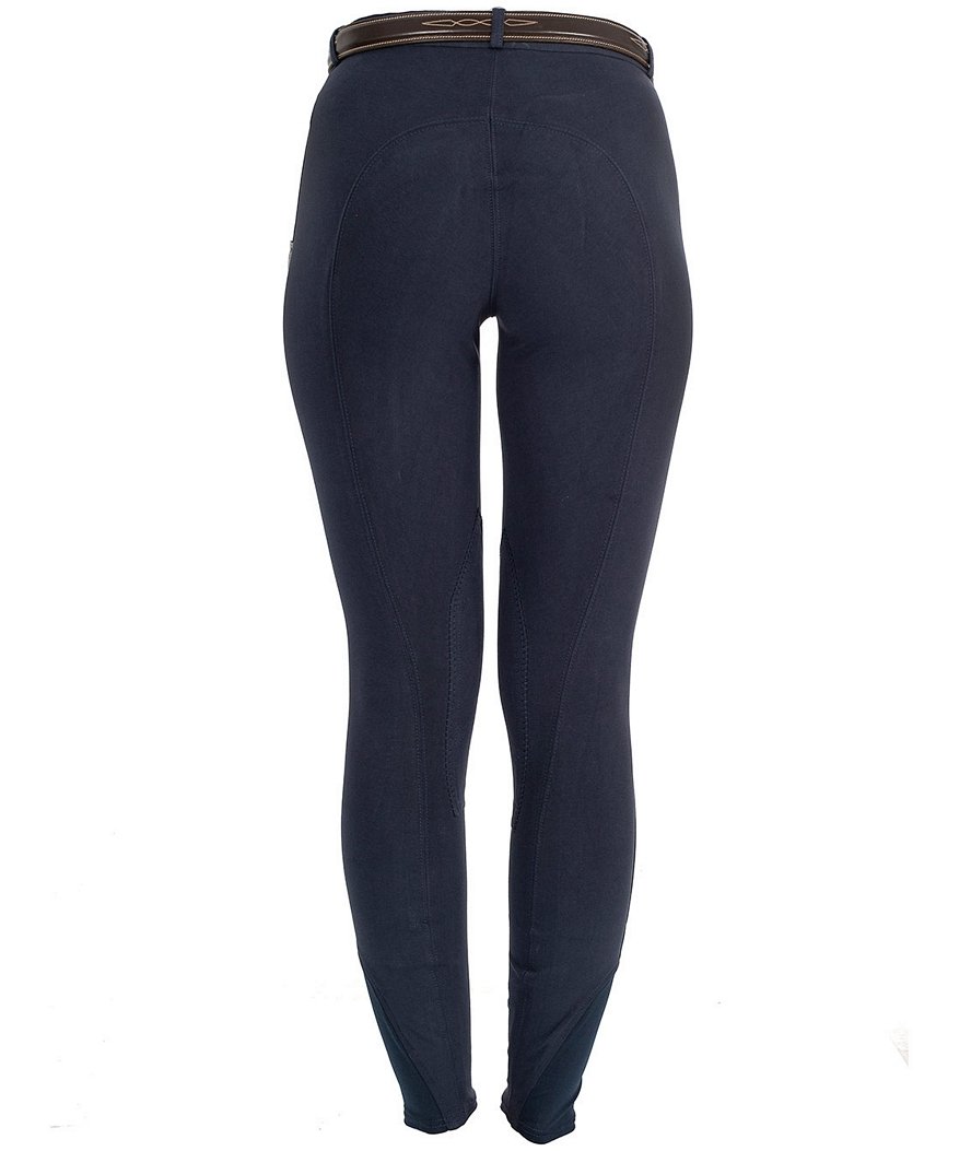 Pantalone da donna per equitazione SELENE aderente a vita bassa taglio anatomico in cotone leggero elasticizzato - foto 8