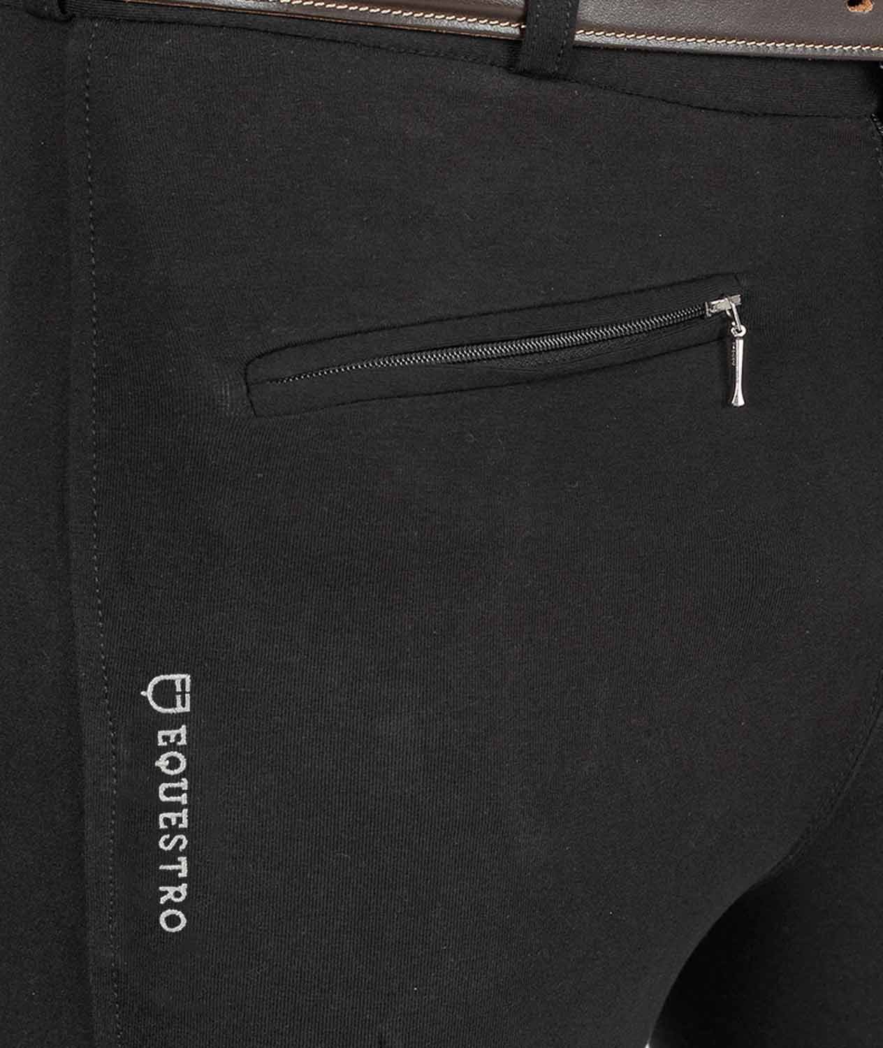 Pantalone da uomo per equitazione URANO a vita bassa in cotone elasticizzato - foto 5