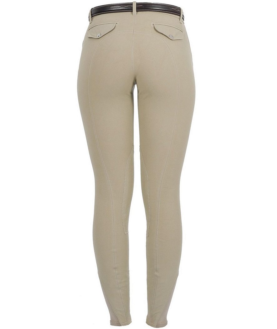 PROMOZIONE Pantalone da donna per equitazione RACE in cotone elasticizzato taglio anatomico due tasche con zip BLU 38 - foto 17