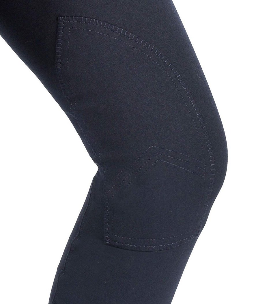 PROMOZIONE Pantalone da donna per equitazione RACE in cotone elasticizzato taglio anatomico due tasche con zip BLU 38 - foto 6