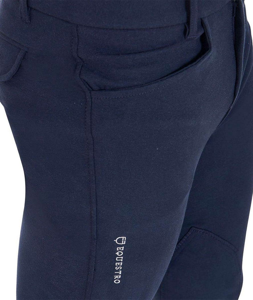 Pantaloni da uomo ZEFIRO aderenti anatomici con inserti in lycra sulle caviglie - foto 20