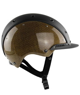 Cap equitazione Casco CHAMP-3 FLAX FIBER con fibre di lino