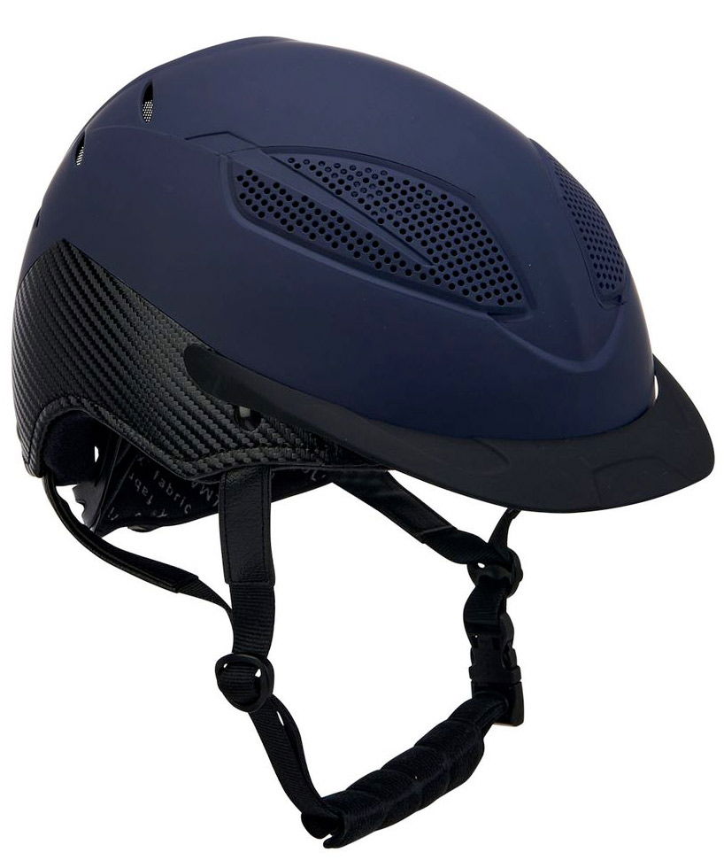 Casco da equitazione Stealth omologato VG1 regolabile e ventilato