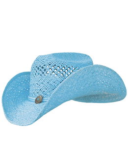Cappello western paglia traforata donna