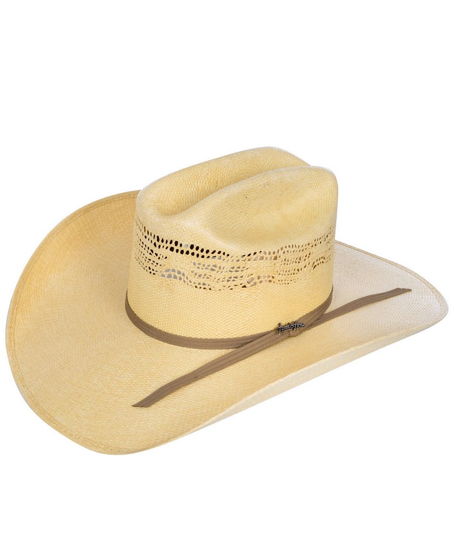 Cappello western in paglia traforata e cerata rigida qualità superiore